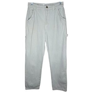 Cotton:On Carpenter Jeans Women's Size‎ 6 High Rise Hammer Loop Workwear Cotton